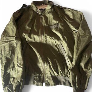 Aberdeen Olive Green Classic Bomber Jacket